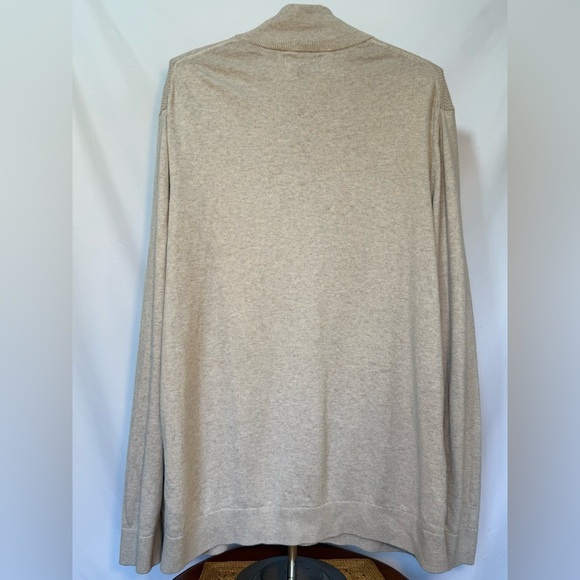 Banana Republic Luxe Yarn Half-Zip Sweater – Size XXL cotton/silk/cashmere soft! - Picture 4 of 6